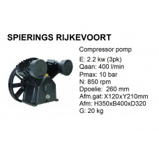 pomp 2 cil 400L/min compressor.