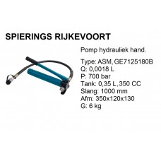 pomp hydr. 0,35L 700bar 