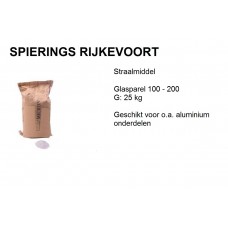 straalmiddel glasparel