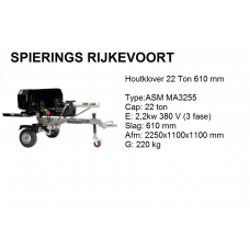 Houtklover 22ton 61cm 380V