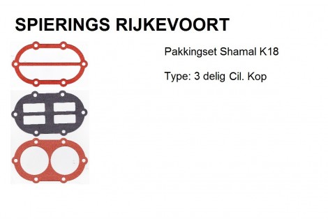 k18 Chinook Shamal pakkingset