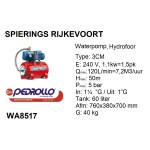 pomp water hydrofoor 2pk Pedrollo 240v jswm 3cm
