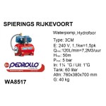 pomp water hydrofoor 2pk Pedrollo 240v jswm 3cm