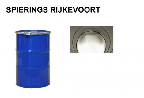 Vat 210L staal, deksel en klemband 