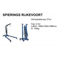 Werkplaatskraan  2ton