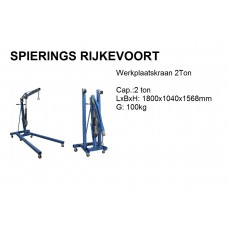 Werkplaatskraan  2ton