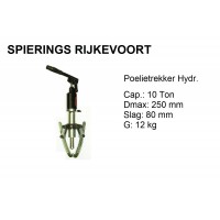 Poelietrekker hydr. 10ton  2 en 3 poot