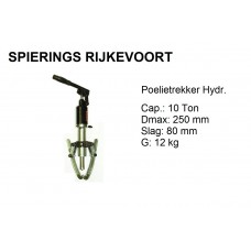 Poelietrekker hydr. 10ton  2 en 3 poot