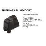 Schakelaar waterpomp 240v en 380v 3 fase