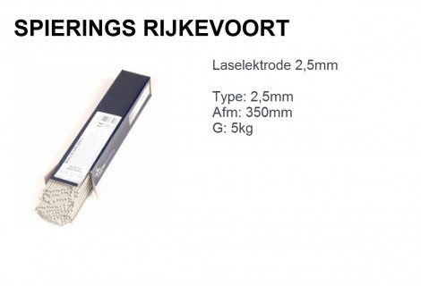 Laselektrode 2,5mm 5kg Rutiel 