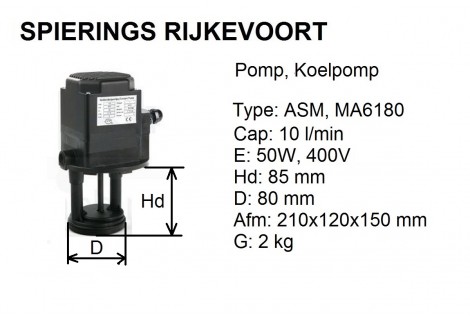 pomp koelpomp 380V