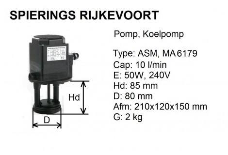 pomp koelpomp 230V