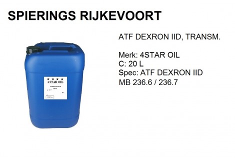ATF DEXRON II D Transmissieolie 20L