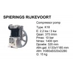 Compressor 4pk 380L/min 380v 15bar