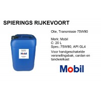 75W90  Transmissieolie 20L inc Verzendkosten