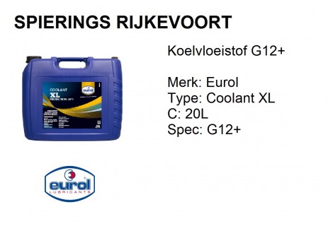 Koelvloeistof G12+ Eurol Coolant GLX 20L