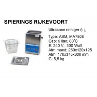 Ultrasoonreiniger 6L 230V