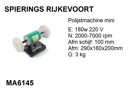 Polijstmachine mini 230v