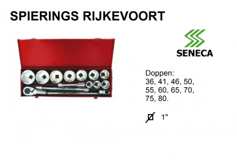 Doppenset 1” 15 delig Seneca 