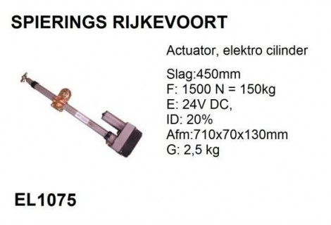 Actuator 24V 450mm