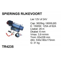 Lier 3620kg 12V