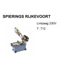 Lintzaagmachine T 712 230V