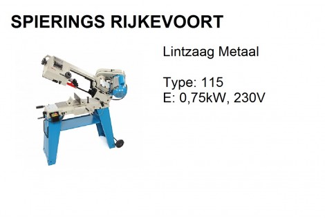 Lintzaagmachine T 115 230V