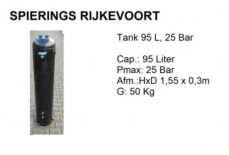 Tank .95L 25bar