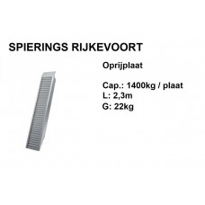 Oprijplaat 1400kg 2,3m