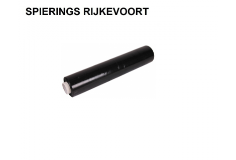 Wikkelfolie zwart 20my x 50cm x 300mtr