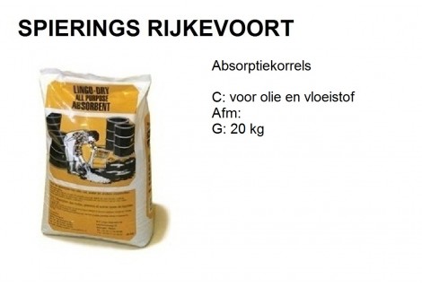 Absorptiekorrels 20kg