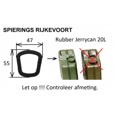 Rubber ring voor jerrycan inc verzenden NL