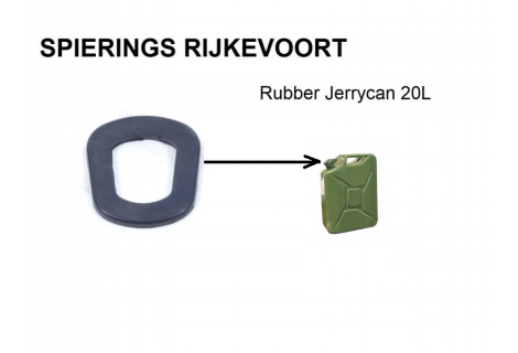 Rubber ring voor jerrycan inc verzenden NL