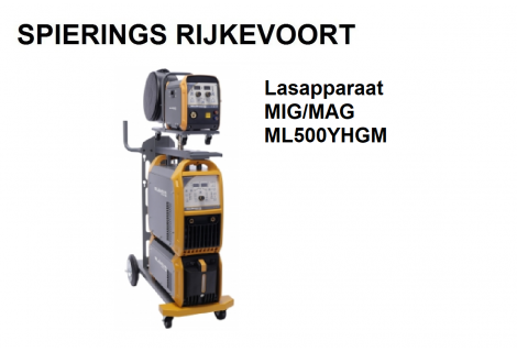 lasapparaat MIG/MAG 500A Soldatech