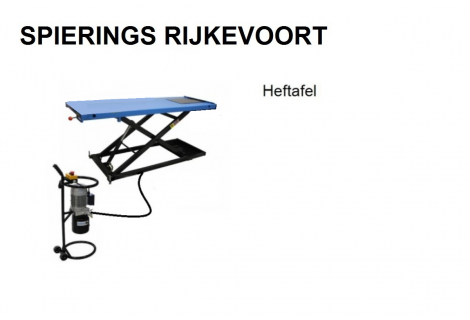 Heftafel 675KG Elektrisch 230V