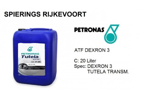 ATF DEXRON III G Petronas ATF TUTELA 20L