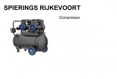 Compressor 3,6pk 410L/min 230v Olievrij