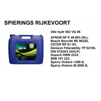 Hydrauliekolie 46 Eurol Hykrol-VHLP-ISO-VG-46 20L