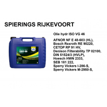 Hydrauliekolie 46 Eurol Hykrol-VHLP-ISO-VG-46 20L